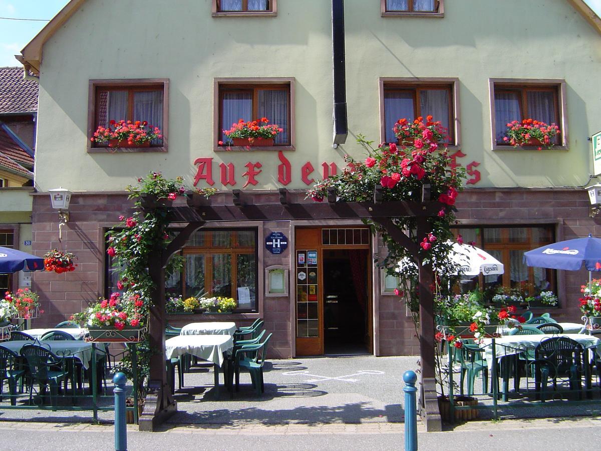 Aux Deux Clefs Hotel Marmoutier Bagian luar foto